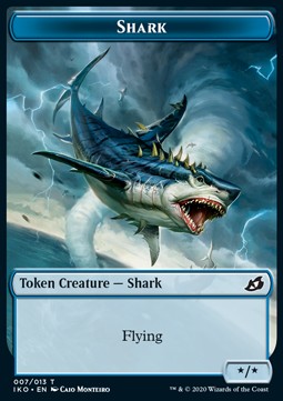 Shark Token (U */*) // Human Soldier Token (W 1/1) (V.2)