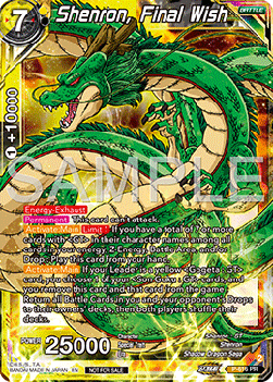Shenron, Final Wish