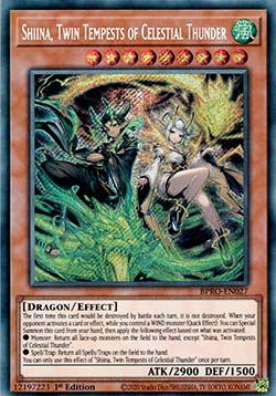 Shiina, Twin Tempests of Celestial Thunder (V.2 - Starlight Rare)