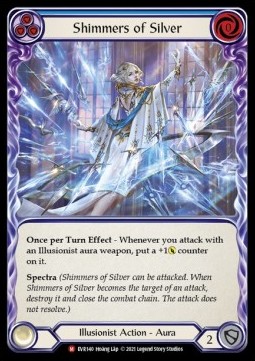 Shimmers of Silver (Rainbow Foil)