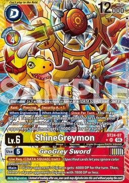 ShineGreymon / GeoGrey Sword (ST24-07) (V.2)
