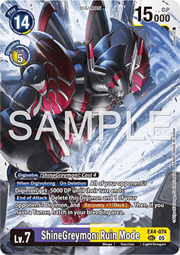 ShineGreymon: Ruin Mode (EX4-074) (V.1)