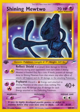 Shining Mewtwo  (NDE 109)