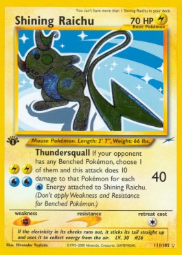 Shining Raichu  (NDE 111)