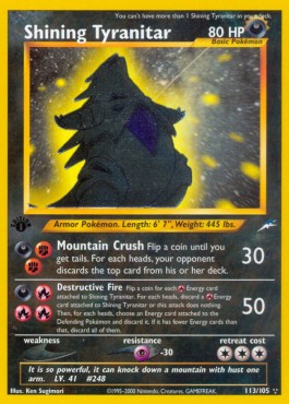 Shining Tyranitar  (NDE 113)
