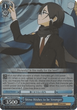 Shino Wishes to be Stronger (V.2 - Parallel Foil)