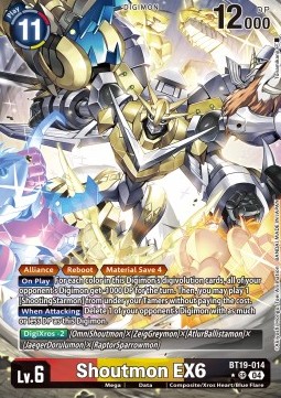 Shoutmon EX6 (BT19-014) (V.2)