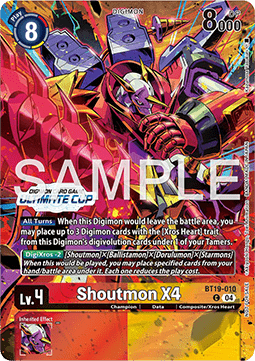 Shoutmon X4 (BT19-010)