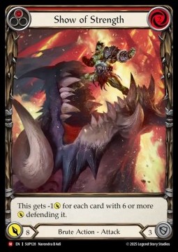 Show of Strength (Extended Art Cold Foil)