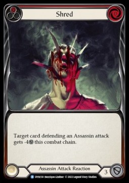 Shred (Red) (Rainbow Foil)
