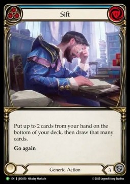 Sift (Blue) (Cold Foil)