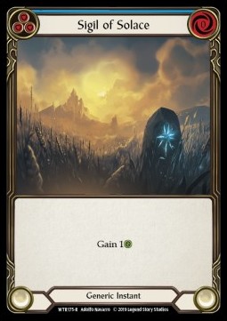 Sigil of Solace (Blue) (Rainbow Foil)
