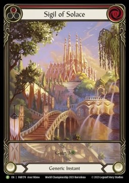 Sigil of Solace (Red) (Alternate Art Rainbow Foil)