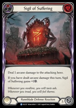 Sigil of Suffering (Red) (Rainbow Foil)