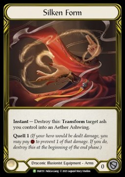 Silken Form (Cold Foil Golden)
