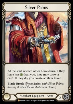 Silver Palms (Cold Foil)