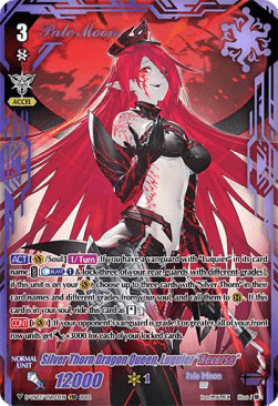 Silver Thorn Dragon Queen, Luquier "Яeverse" [V Format] (V.3 - Secret Rare)