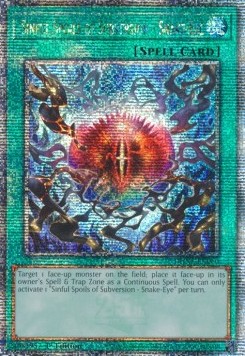 Sinful Spoils of Subversion - Snake-Eye (V.2 - Quarter Century Secret Rare)