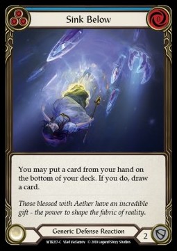 Sink Below (Blue) (Rainbow Foil)