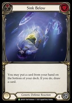 Sink Below (Red) (Cold Foil)