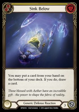 Sink Below (Yellow) (Rainbow Foil)