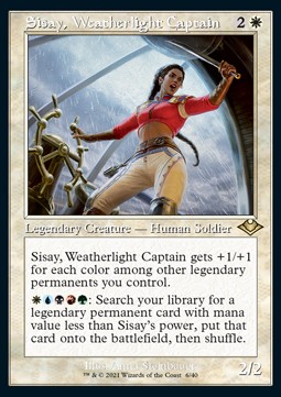 Sisay, Weatherlight Captain (V.1)