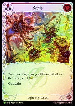 Sizzle (Red) (Rainbow Foil)