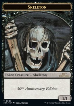 Skeleton Token (Black 1/1)