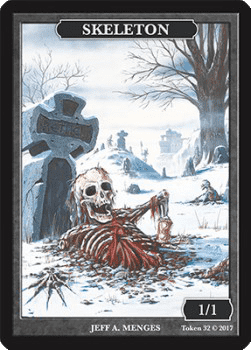 Skeleton Token (Black 1/1)