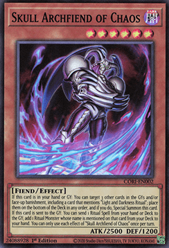 Skull Archfiend of Chaos (V.2 - Starlight Rare)