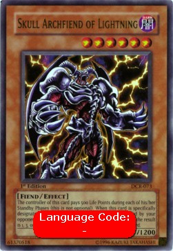 Skull Archfiend of Lightning (V.1 - Ultra Rare)