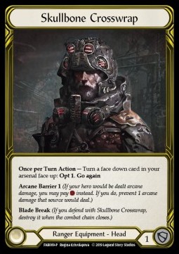 Skullbone Crosswrap (Cold Foil Golden)