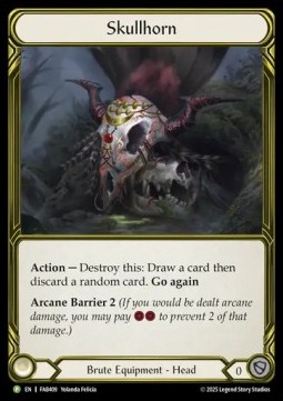 Skullhorn (Cold Foil Golden)