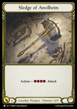 Sledge of Anvilheim (Cold Foil Golden)