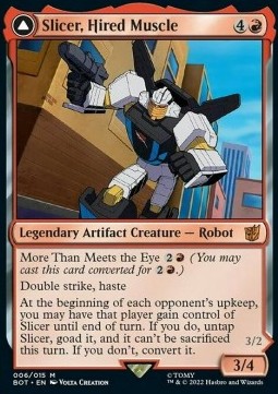 Slicer, Hired Muscle // Slicer, High-Speed Antagonist (V.1)