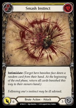 Smash Instinct (Yellow) (Rainbow Foil)