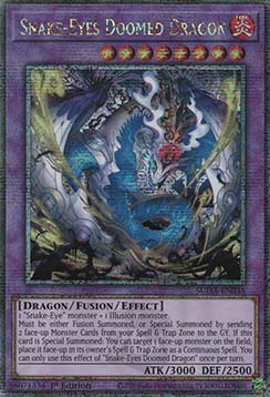 Snake-Eyes Doomed Dragon (V.2 - Quarter Century Secret Rare)