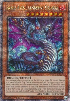 Snake-Eyes Flamberge Dragon (V.2 - Quarter Century Secret Rare)