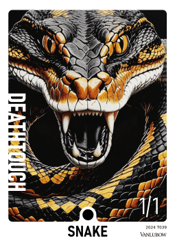 Snake Token (B 1/1) // Clue Token