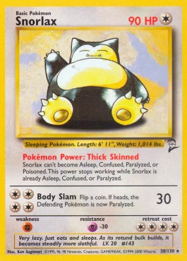 Snorlax  (B2 30)