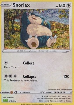 Snorlax  (CLV 016)