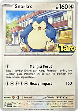 Snorlax  (SV-P/ID 286)