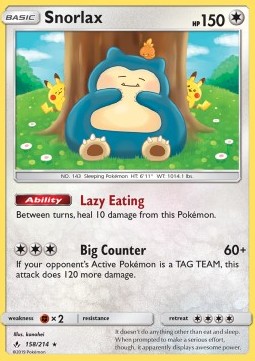 Snorlax  (UNB 158)