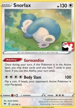 Snorlax  (PPS1 VIV 131)