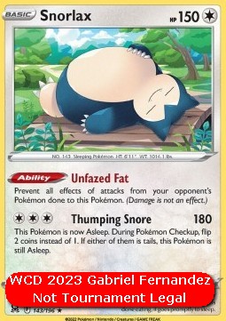 Snorlax  (WCD23 LOR 143)