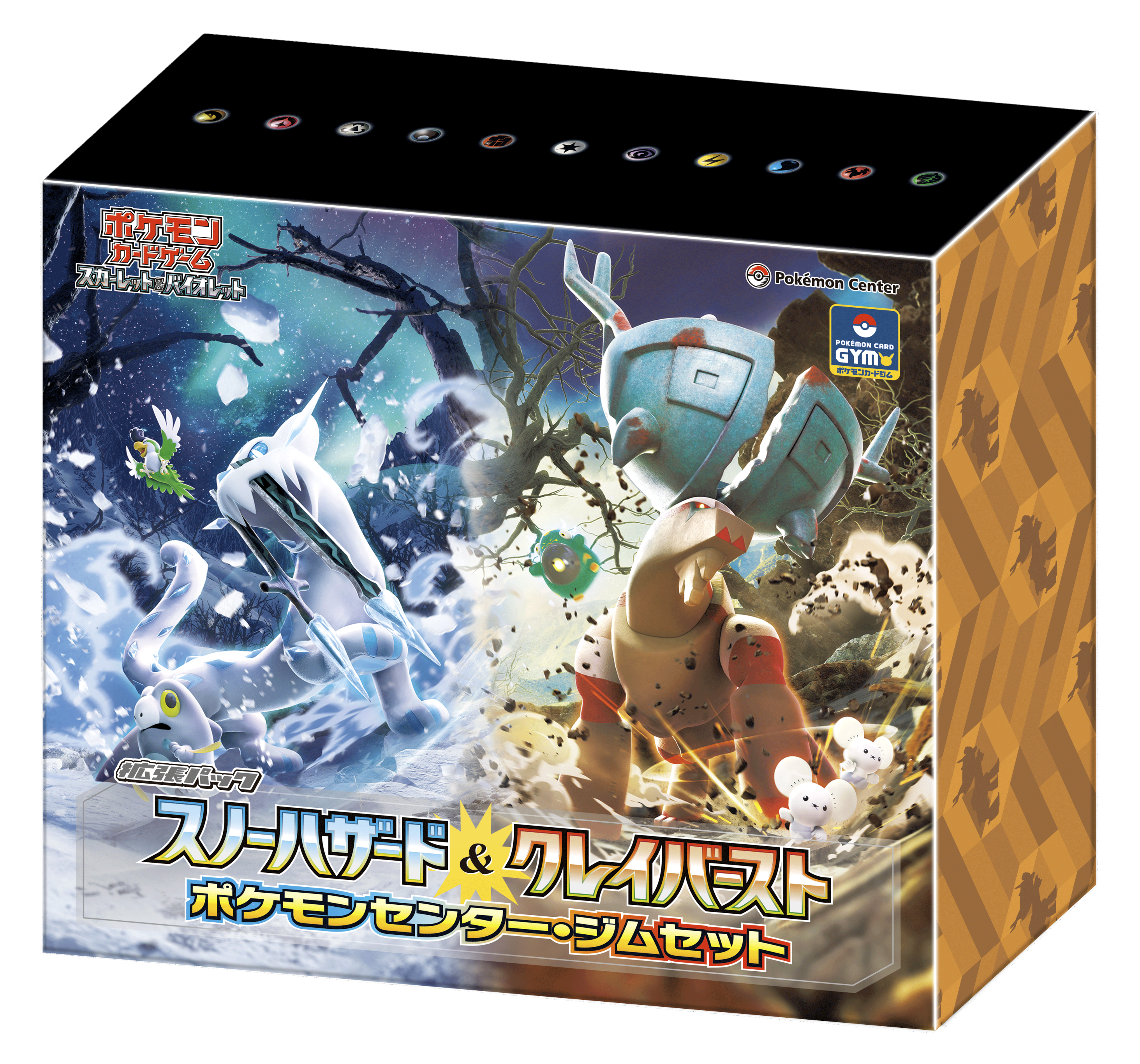 Snow Hazard & Clay Burst Pokémon Center Gym Set