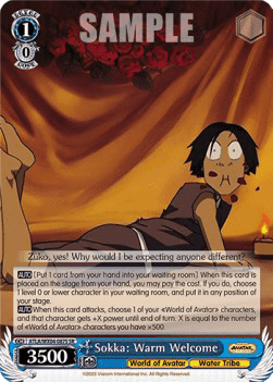 Sokka: Warm Welcome (V.2 - Super Rare)