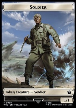 Soldier Token (W 1/1) // Alien Insect Token (GW 1/1) (V.1)