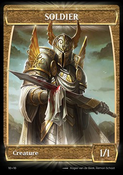 Soldier Token (White 1/1) (V.1)