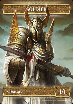 Soldier Token (White 1/1) (V.2)
